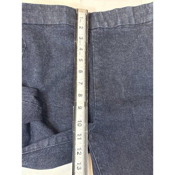 Express Super High Rise Flare Jeans Dark Wash Bootcut Stretch Denim Size 2R - Picture 14 of 14